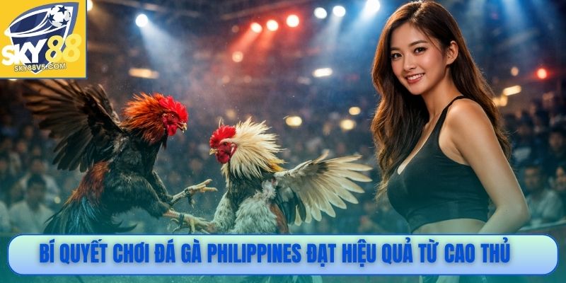 Bí quyết chơi đá gà Philippines đạt hiệu quả từ cao thủ