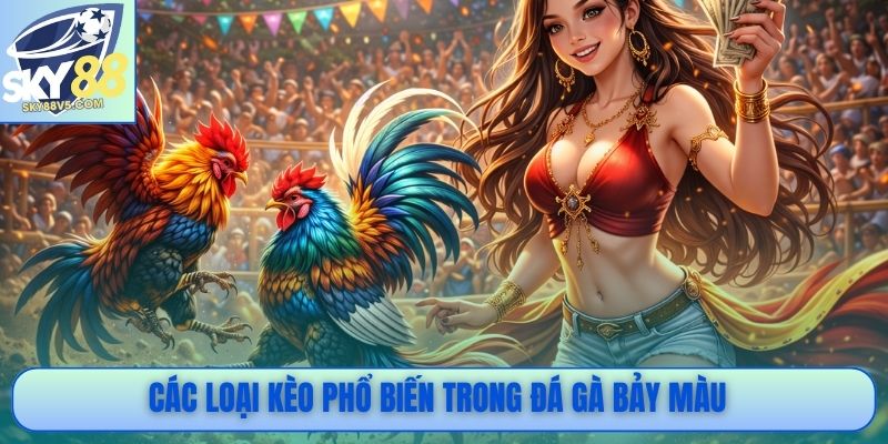 Các loại kèo phổ biến trong đá gà bảy màu