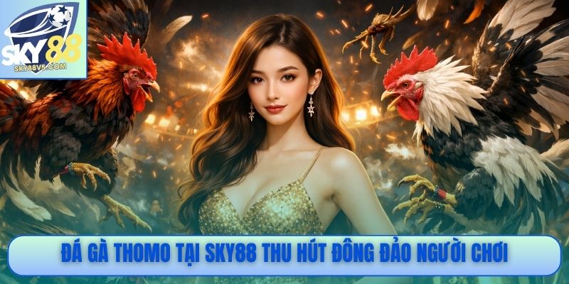 Đá gà Thomo tại Sky88 thu hút đông đảo người chơi