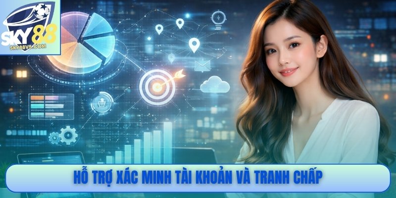 Hỗ trợ xác minh tài khoản và tranh chấp