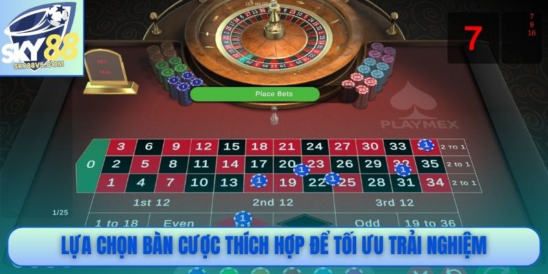 Trải Nghiệm Roulette Sky88: Chơi Đơn Giản, Thưởng Hấp Dẫn 4 Lựa chọn bàn cược thích hợp để tối ưu trải nghiệm