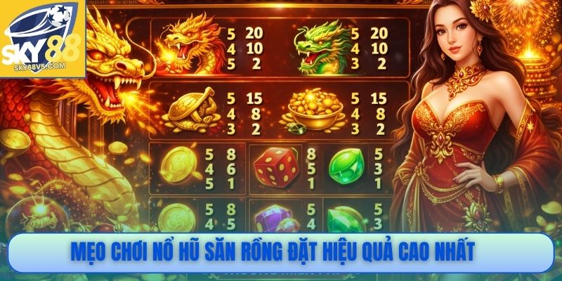 Mẹo chơi nổ hũ săn rồng đặt hiệu quả cao nhất